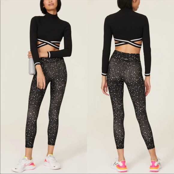 MICHI Cutout Crop Top APEX RIBBED LONG SLEEVE - Picture 5 of 15